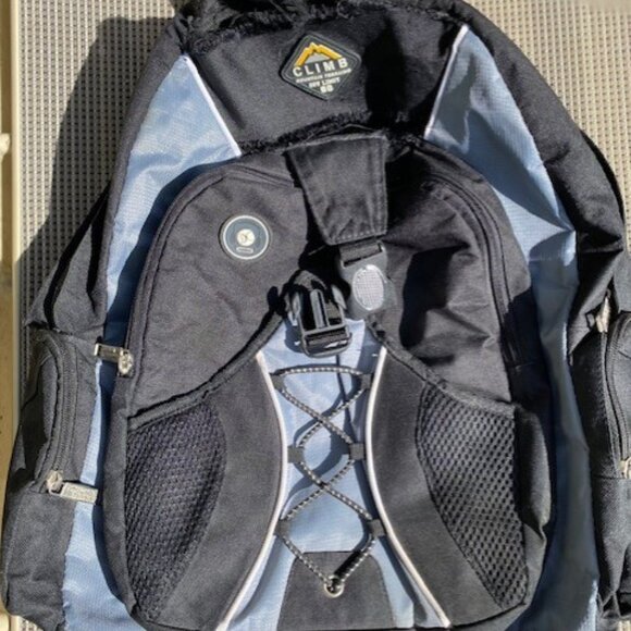 Mountain Terrain CLIMB OFF LIMIT 68 Black/Gray Backpack - Picture 1 of 11